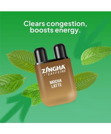 Caffeinated Aromatherapy Nasal Inhaler Stick Natural Energy Boost with Essential Oils + Caffeine Focus, Refresh & Breathe Easy (Lemon Mint) 2pk Lemon Mint - Buy Online on GoSupps.com