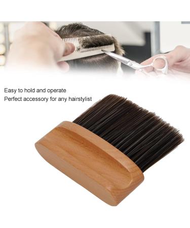 Professional Barber Neck Duster Brush Soft Nylon Hair Wodden Handle Hair Sweeping Brush Comfortable Grip Barber Accessories Suitable for Barbers Hair Stylist - Buy Online on GoSupps.com