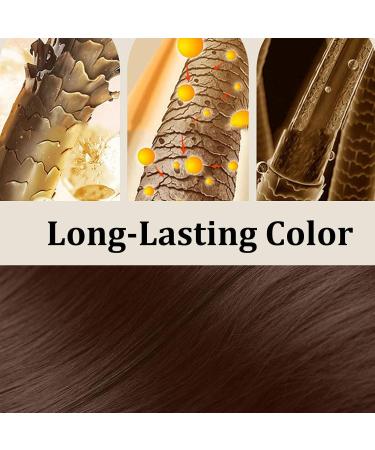 Nourishing Plant-Based Hair Color - Long-Lasting Single Agent Floral Dye for Gray Hair Coverage (Natural Black) - Buy Online on GoSupps.com