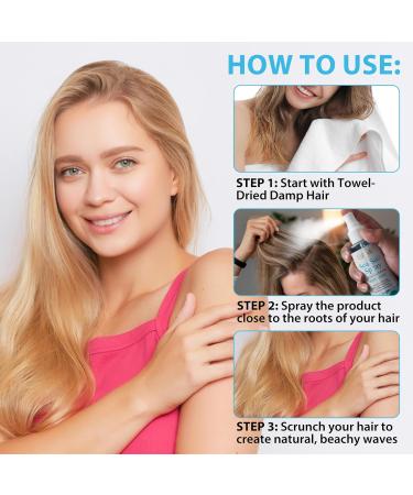 Sea Salt Spray for Hair Sea Salt Spray for Men & Women Hair Texturizing Spray Hair Styling for Volume & Thickness Salt Water Spray Beach Wave Spray Safe for All Hair Types -5.07 fl Oz - Buy Online on GoSupps.com