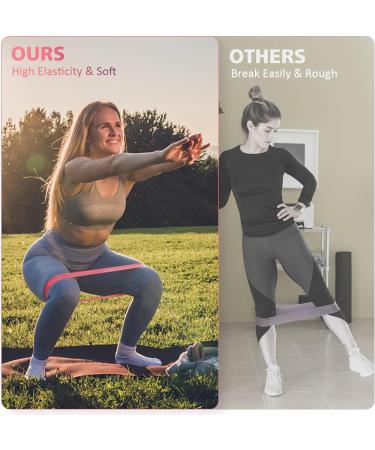 ACTIVE FOREVER Pink Resistance Band - Pull Up Assist & Yoga Exercise Band - Buy Online on GoSupps.com