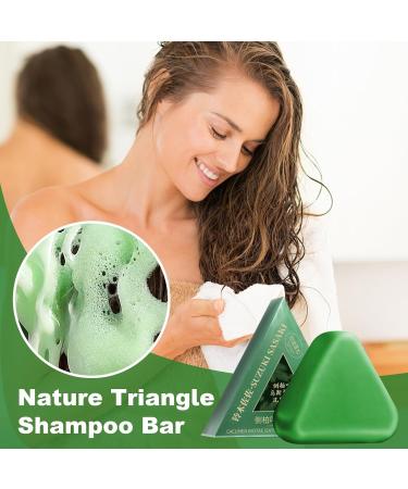  G n rique Solid Shampoo Soap 3 Pieces Triangle Purifying Shampoo for Women Gentle Bar Control Green Oil Daily Care Scalp Types Hair Types Home Travel Bathroom - Buy Online on GoSupps.com