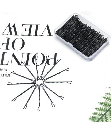 Kavya 200 Pieces Metal Hair Clips 5 cm Wave Shape Bobby Pins Hairpin Set for Women Girls and Hairdressing Salon with Storage Box (Black) - Buy Online on GoSupps.com