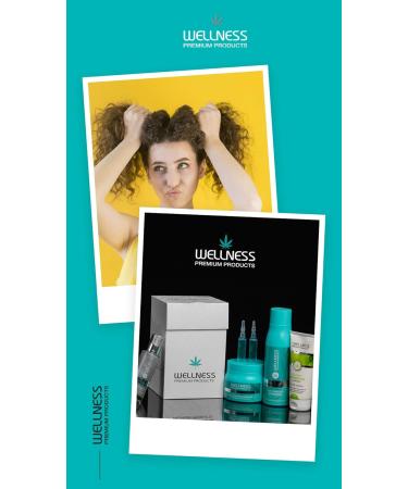 Wellness Premium Hydration Travel Box | Shampoo Conditioner & Mask for All Hair Types | Organic Hemp Oil Infused | International Shipping Available - Buy Online on GoSupps.com