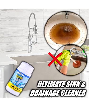 Wild Tornado Pipe Dredge Deodorant Powerful Sink and Drain Cleaner Pipe Cleaner Quick Foaming Toilet Cleaner Dredge Agent for Kitchen Toilet Pipes Dredging (3PCS) - Buy Online on GoSupps.com