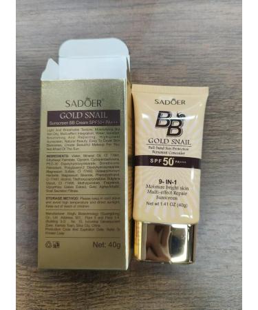 BB Cream Tinted Moisturizer SPF 50 - Hydrating & Oil-Free | Best Tinted Sunscreen for All Skin Types - Buy Online on GoSupps.com