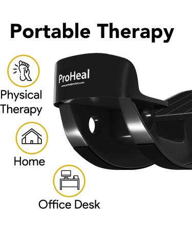 ProHeal Foot Rocker Calf Stretcher with Spiked Ball Massager for Plantar Fasciitis & Achilles Tendonitis - Blue/Yellow - Lower Leg Pain Relief - Buy Online on GoSupps.com
