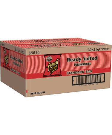 Walkers French Fries Ready Salted Potato Snacks 32x21G - Buy Online on GoSupps.com