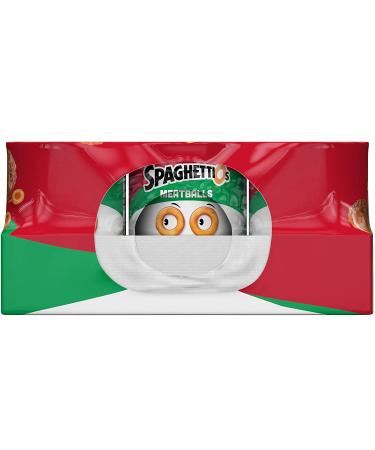 SpaghettiOs Canned Pasta with Meatballs  Healthy Snack for Kids and Adults  15.6 OZ Can (Pack of 12) 15.6 Ounce (Pack of 12) - Buy Online on GoSupps.com