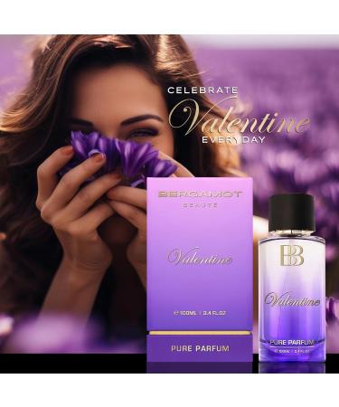 Bergamot_Beaute VALENTINE Pure Parfum Jasmine Lavender & Musky 12+ Hrs Long Lasting Liquid Perfume For Women Higher Concentration Than Eau De Parfum 100ml - Buy Online on GoSupps.com