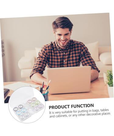 Solustrie Contact Lens Container | Clear Case & Organizer for Travel - Ideal Storage for Colored Lenses - Buy Online on GoSupps.com