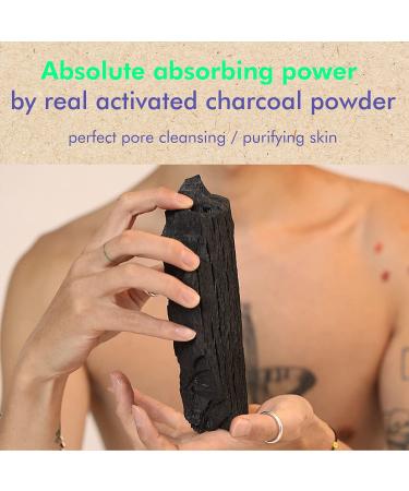 CHASIN' RABBITS Mindful Bubble Cleanse | Vegan Face & Body Cleanser with Charcoal | 200mL - Buy Online on GoSupps.com