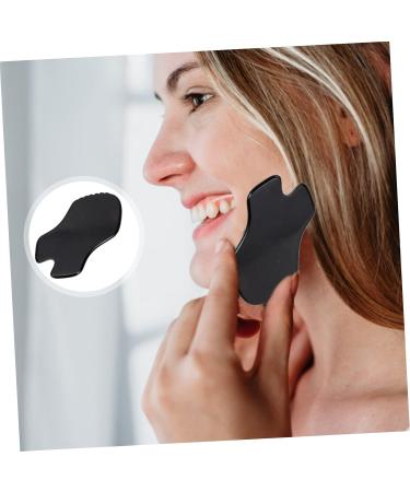 Beavorty Black Meteorite Gua Sha Facial Tool - Scraping Board & Neck Massage Tool for Glowing Skin - Buy Online on GoSupps.com