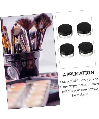Didiseaon 4pcs Loose Powder Box with Mirror Makeup Powder Case Loose Powder Case Refill Packing Box Clamshell - Buy Online on GoSupps.com