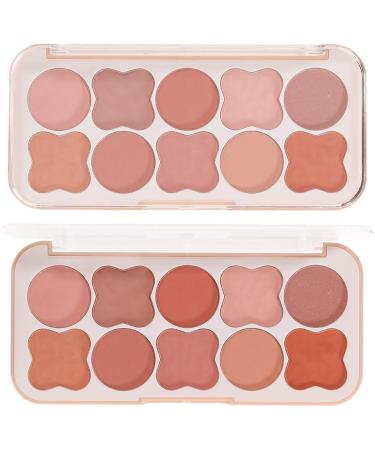  TianWlio multi purpose cream blusher cheek powder natural multicolour blush face blusher pearl effect makeup foundation contour pressed - Buy Online on GoSupps.com