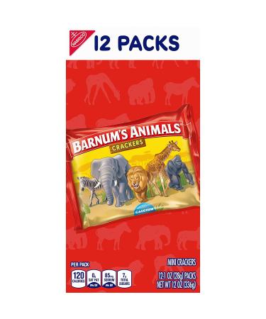 Barnum's Original Animal Crackers 12 Snack Packs - Delicious & Convenient Snacking Option - Buy Online on GoSupps.com