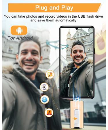 Sunany 256GB USB Flash Drive - High Speed External Thumb Drive for Phone & Pad - Photo Stick for More Photos & Videos - Gold - Buy Online on GoSupps.com