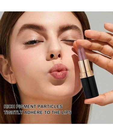 Ratpzou Lipstick Makeup Long Lasting Moisturizing Beauty ProductsMakeup Lipstick Glossy Lip TintFor Commuting Dating Daily Travel Work Birthday Wedding Girls Woman Red Brown - Buy Online on GoSupps.com