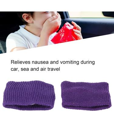 Travel Motion Sickness Wristband - Purple Nausea Relief for Convenient Travel - Buy Online on GoSupps.com