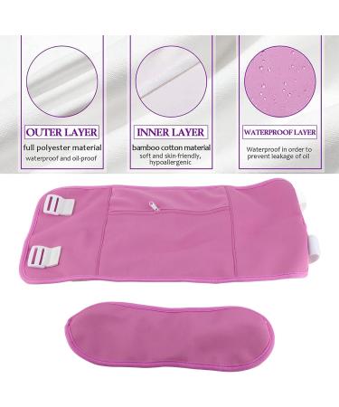 2pcs Castor Oil Pack Set - Adjustable Waist & Neck Packs | Reusable & Washable | Purple Package - International Shipping - Buy Online on GoSupps.com