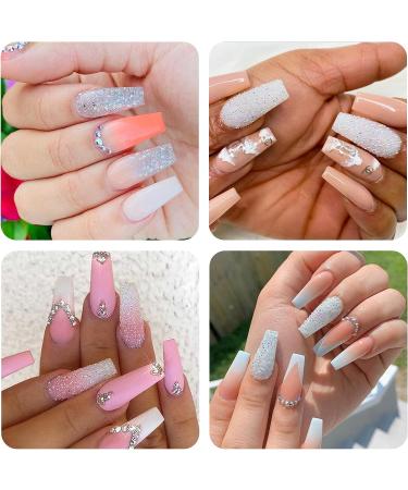 HUETFAT 8800Pcs Pixie Nail Crystals Rhinestones 1.2mm Glass Diamonds - Clear AB | Iridescent Swarovski Shine - Nail Art Gems - Buy Online on GoSupps.com