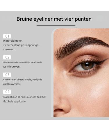 Holds Eyebrow Pencils For Women 2in1 Double Sided Cosmetic PenEyeliner for Women Girls Beauty Makeup Cosmetics Dating Party Meeting - Buy Online on GoSupps.com