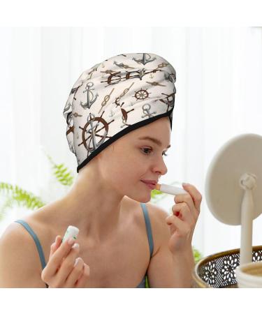Hair Towel Wrap - Quick Drying Hair Turban with Button | Ultra-Absorbent Head Towel for Fast Hair Drying - Buy Online on GoSupps.com