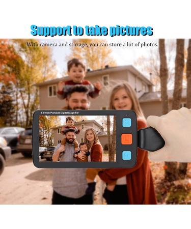Handheld Digital Video Magnifying Glass 5.0 inches 5 inches 800*480 Screen Portable e-Reader 4 32 Times Magnifying Glass with LCD Display Suitable for Myopia Visually impaired People - Buy Online on GoSupps.com
