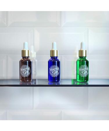 Monster&Son Cold Pressed Beard Oil Variety Pack - Hydrate Style & Promote Growth - Jojoba Argan Meadowfoam Oils - Perfect Gift for Bearded Men - Buy Online on GoSupps.com