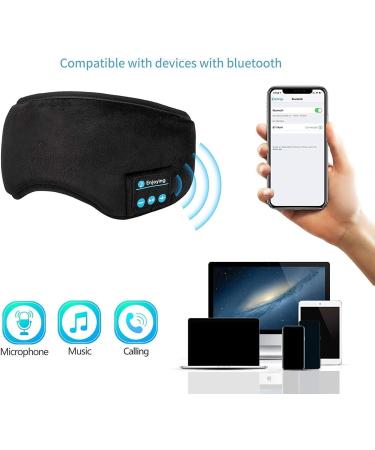 Bluetooth Travel Sleep Mask | 3-in-1 Sleep Headphones & Eye Mask for Ultimate Comfort - Buy Online on GoSupps.com
