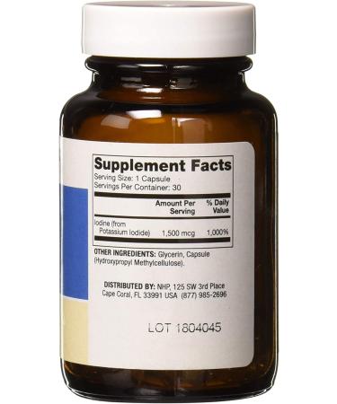 Buy Dr. Mercola Iodine 1.5 mg - 30 Capsules for Thyroid Support - Buy Online on GoSupps.com