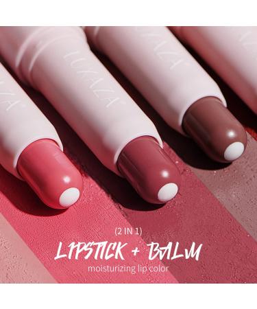 Tinted Lip Balm Chapstick #03 Nude-Mauve | Natural Semi-Gloss Hydrating Moisturizer for Girls & Women - 2 in 1 Color & Care - Buy Online on GoSupps.com