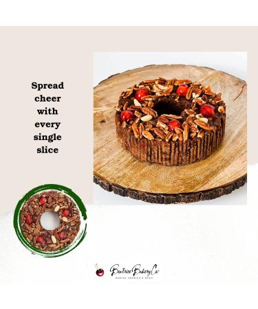 Beatrice Bakery 2lb Gourmet Chocolate Fruitcake Fudge Brownie with Cherries, Pineapple, Raisins, Walnuts, Pecans | Gift Box Included - Buy Online on GoSupps.com
