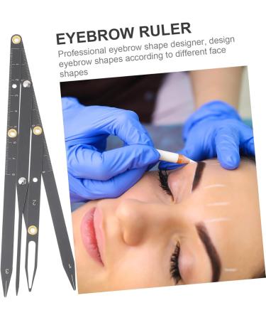 Balacoo 3pcs Eyebrow Scale Makeup Tools Brow Mapping Tool Measuring Tool Eyebrow Shape Eyebrow Pencil Miss 1 count (Pack of 1) Blackx3pcs - Buy Online on GoSupps.com