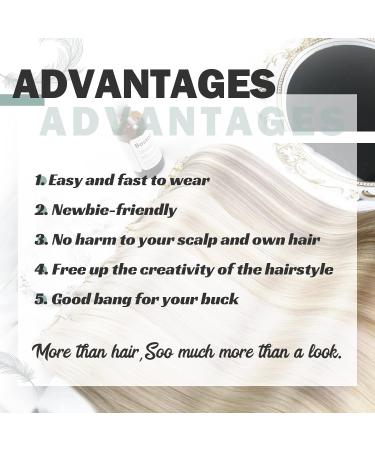 Moresoo 20 Inch Natural Black Clip in Human Hair Extensions - 7 Pieces/120g #1 - 50cm - Buy Online on GoSupps.com