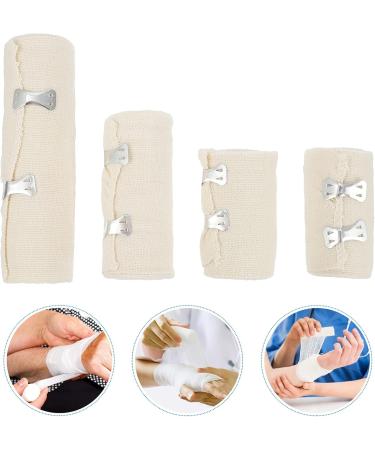Baluue 4 Rolls Elastic Band Gauze Pads - Non Woven Stretchy Self Adherent Wrap | Medical Cohesive Tape for Protection - International Shipping Available - Buy Online on GoSupps.com