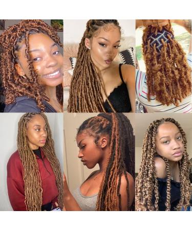 Leeven 16 Inch Pre Separated Springy Twist Hair for Marley Locs 8 Packs Pre-Fluffed Popping Spring Twist Crochet Hair for Distressed Locs Natural Afro Kinky Curly Marley Braiding Hair Extensions /T30# 16 Inch (Pack of 8) T30# - Buy Online on GoSupps.com