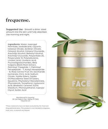 Luxurious Face Cream with Peptides & Emollients - Rehydrate Revitalize & Rejuvenate Skin - Diminish Fine Lines & Boost Elasticity - 30ml - International Shipping Available - Buy Online on GoSupps.com