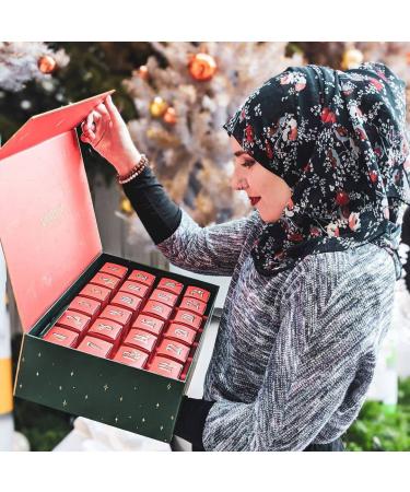 VAHDAM Tea Advent Calendar 2022 - 24 Tea Varieties in Holiday Gift Box | 100% Natural Ingredients | Christmas Tea Gift Set for Women & Men - Buy Online on GoSupps.com