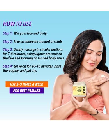 DR.RASHEL De-Tan Face & Body Scrub 12.84 Fl Oz Exfoliating Face Wash with Natural Extracts for Tan Removal Blackhead Remover & Oil Control Cleanser Suitable for Most Skin Types - 380ml - Buy Online on GoSupps.com