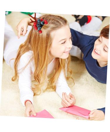 minkissy 1 Pair Christmas Antler Hair Clip Deer Horn Barrettes Hair Accessory Xmas Hair Clip Kids Hairpins Reindeer Hair Clip Christmas Hair Clips Kids Tiara Toddler Hair Piece Alloy Miss - Buy Online on GoSupps.com