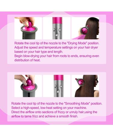 Buy Anti-Flyaway Nozzle for Dyson Airwrap HS01/HS05 - Smoothing Styling Tool Compatible with Dyson Airwrap Styler | Optimize Your Hair Drying Experience - Buy Online on GoSupps.com