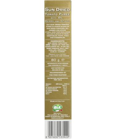 Gia Sun Dried Tomato Puree with Oil Herbs and Spices 80g - Buy Online on GoSupps.com