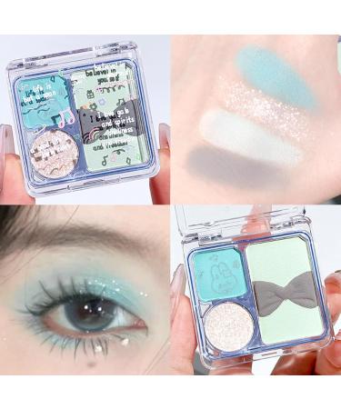 Buy Boobeen 4 Colors Eyeshadow Palette - Ultra Pigmented Mini Nude Bright Shades Long Lasting Matte & Shimmer Includes Brush - International Shipping Available - Buy Online on GoSupps.com