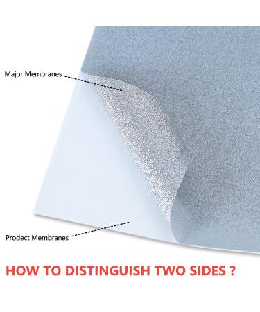 Guangyintong Glitter Silver HTV 12X 8ft Iron-On Transfer Vinyl Roll for T-Shirts - J4 Glitter Silver - Buy Online on GoSupps.com