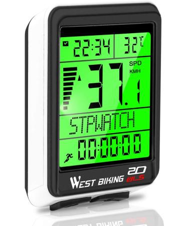 IcocoPro Wireless Bicycle Computer - Waterproof LCD 5 Languages Multifunctional & Military-Grade Performance - Buy Online on GoSupps.com