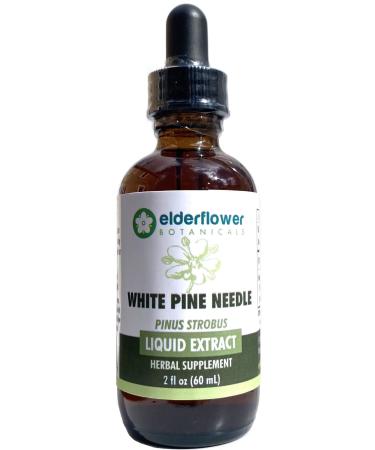 White Pine Needle Extract Organic Tincture High in Shikimic Acid Pinus Strobus (2 Fl Oz) 2 Fl Oz (Pack of 1)