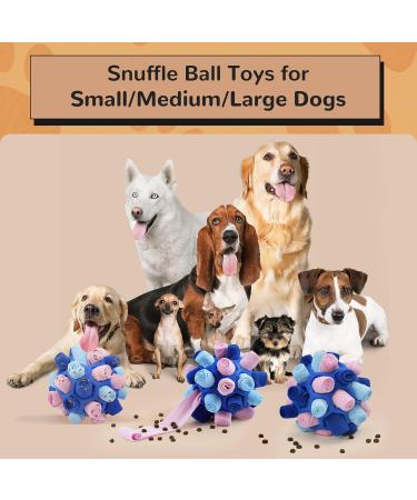 Buy Larimuer Sniffing Ball for Dogs Interactive Snuffle Toy for Small & Medium Pets | Portable Mythical Blue Design - Buy Online on GoSupps.com
