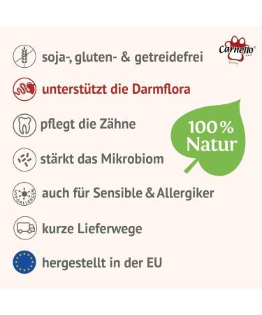 Carnello Hundeleckerli - Grain-Free Dog Treats & Snacks | Dog Paghetti Delicacies (3 x 60g) - Premium Dog Chews - Buy Online on GoSupps.com