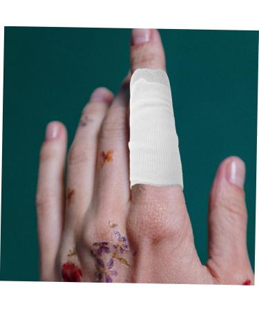 NOLITOY Care Dressing Bandages - 3 Rolls Athletic Tape for Knee & Head Wraps | Sports Tape & Bandaging Supplies for Legs & Calves - Durable Polyester White - Buy Online on GoSupps.com